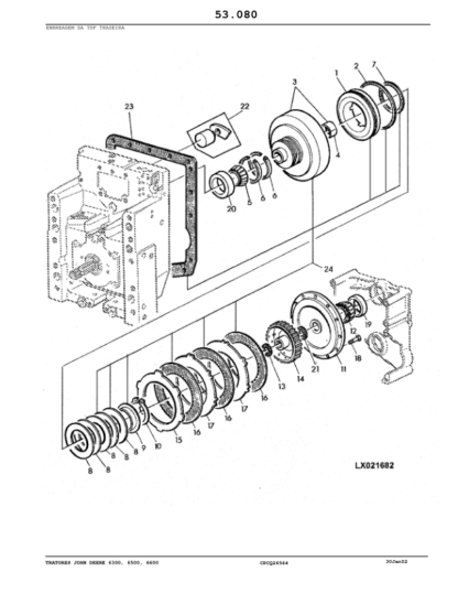 John Deere 6300 6500 6600 Tractors Parts Catalog - Image 11