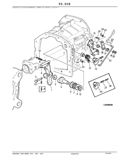John Deere 6300 6500 6600 Tractors Parts Catalog - Image 10