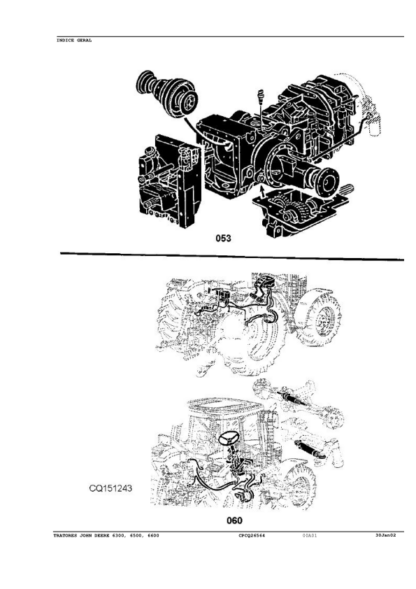 John Deere 6300 6500 6600 Tractors Parts Catalog - Image 4
