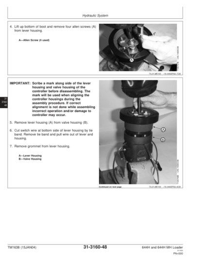 John Deere 644H 644H MH Loader Repair Manual - Image 11