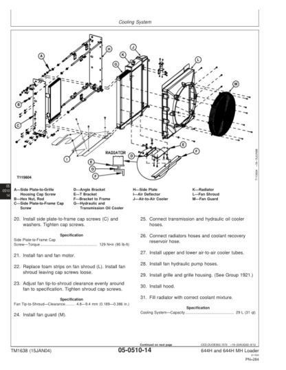 John Deere 644H 644H MH Loader Repair Manual - Image 7