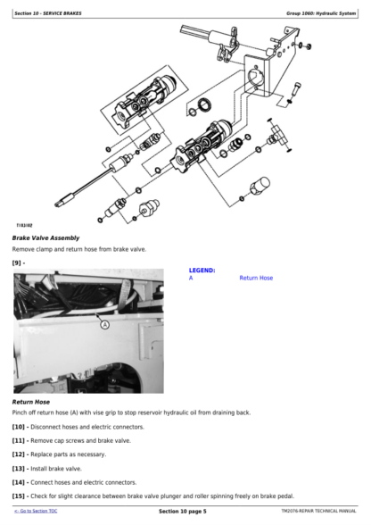 John Deere 644J 724J Loader Repair Manual - Image 9