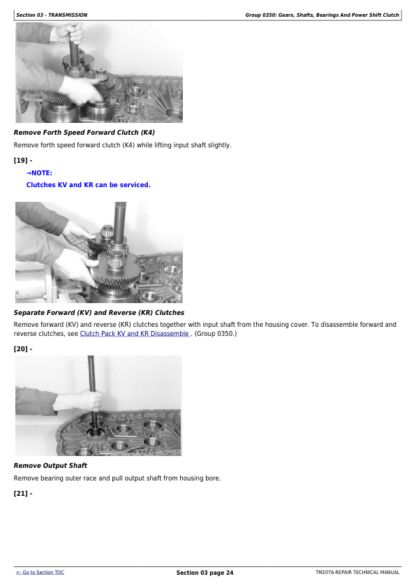 John Deere 644J 724J Loader Repair Manual - Image 13