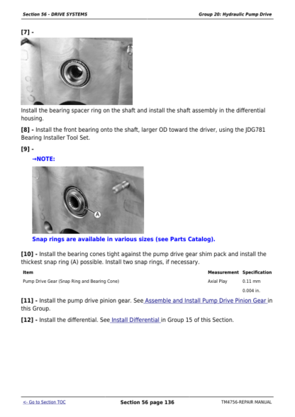 John Deere 6820 6920 6920S Tractor Repair Manual - Image 6