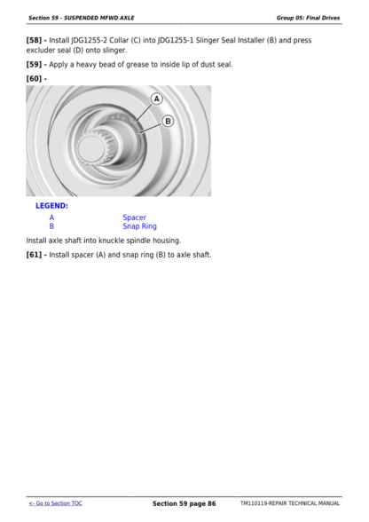 John Deere 7200R 7215R 7230R 7260R 7280R Tractor Repair Manual - Image 5