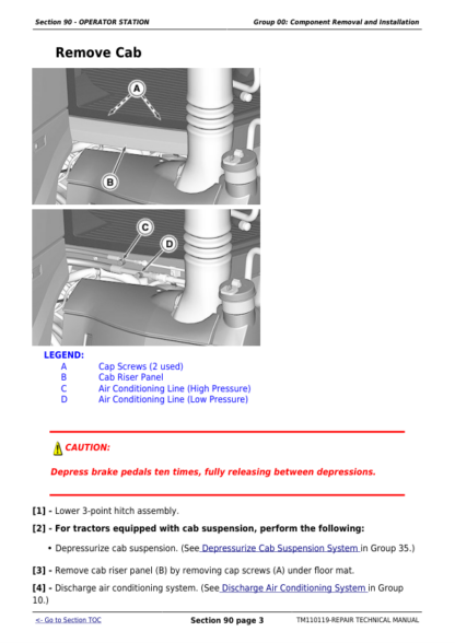 John Deere 7200R 7215R 7230R 7260R 7280R Tractor Repair Manual - Image 7