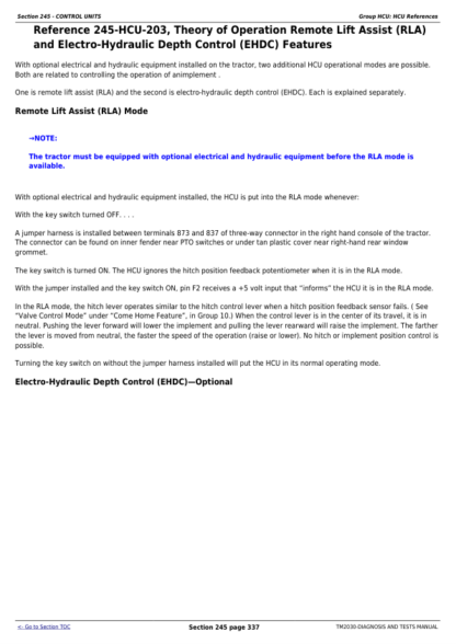 John Deere 7610 7710 7810 Tractors Operation and Test Manual - Image 8
