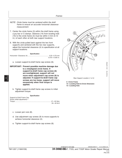 John Deere 770G 770GP 772G 772GP Motor Grader Repair Manual - Image 11