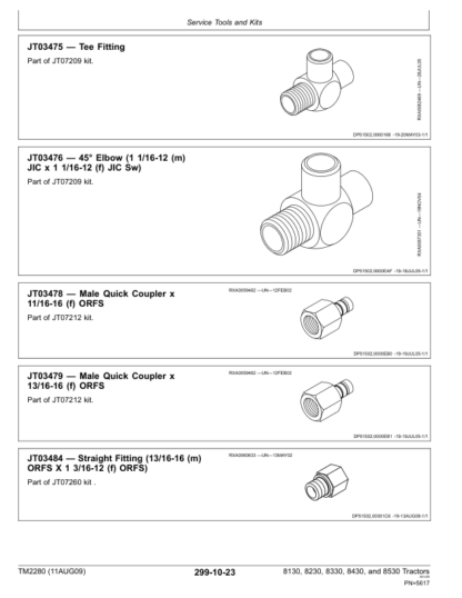 John Deere 8130 8230 8330 8430 8530 Tractors Operation and Test Manual - Image 8