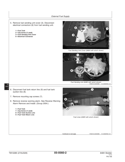 John Deere 848H Skidder Repair Manual - Image 7