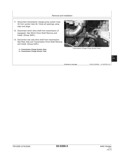 John Deere 848H Skidder Repair Manual - Image 15