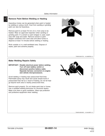 John Deere 848H Skidder Repair Manual - Image 9