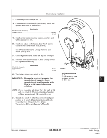 John Deere 848H Skidder Repair Manual - Image 14