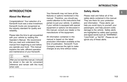 Kenworth T680 T880 Truck Operators Manual - Image 10