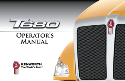 Kenworth T680 Truck Operators Manual - Image 2