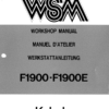 Kubota F1900 Mower Workshop Manual - Image 2
