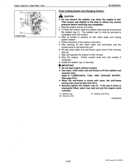 Kubota F2260 F2560 F3060 F3560 Mower Workshop Manual - Image 8