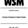 Kubota F2260 F2560 F3060 F3560 Mower Workshop Manual - Image 2