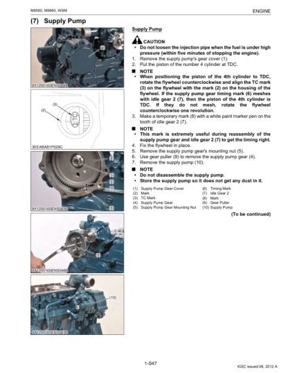 Kubota M8560 M9960 Workshop Manual - Image 4