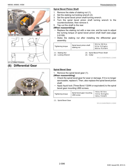 Kubota M8560 M9960 Workshop Manual - Image 7