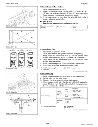 Kubota M8560 M9960 Workshop Manual - Image 5