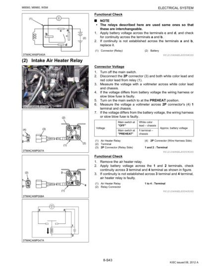 Kubota M8560 M9960 Workshop Manual - Image 10
