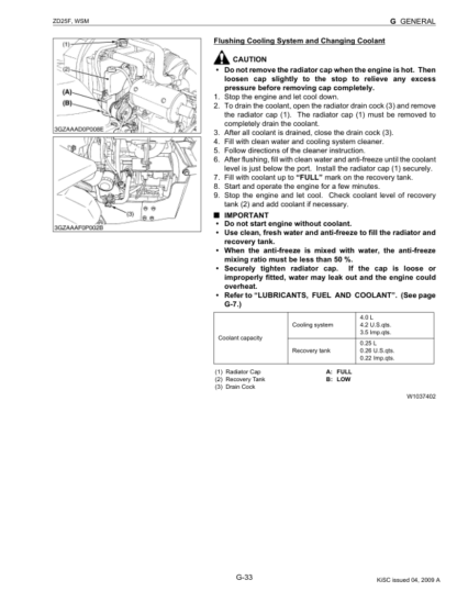 Kubota ZD18 ZD21 ZD25 ZD28 Zero Turn Mower Workshop Manual - Image 7
