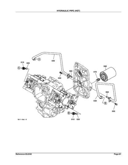 Kubota ZD21 Zero Turn Mower Without Roll Bar Parts Manual - Image 9