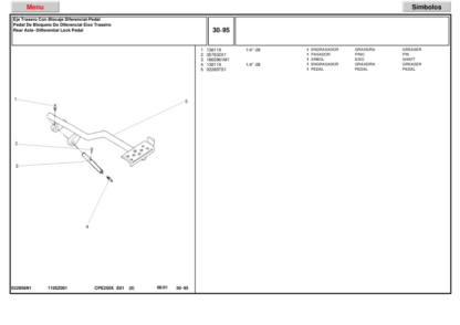 Massey Ferguson 250 Tractors Parts Catalog - Image 10