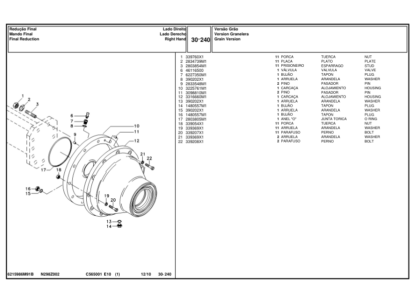 Massey Ferguson 5650 Combine Parts Catalog - Image 9