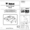 Bobcat 72 90 Finish Mower Service Manual