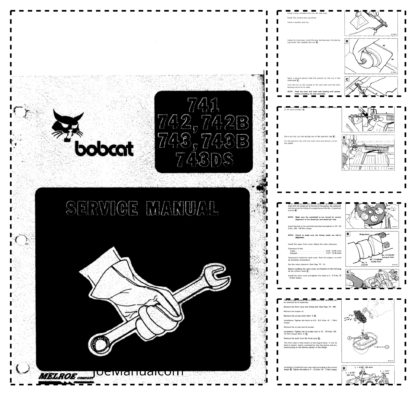 Bobcat 741 742 742B 743 743B 743DS Skidsteer Service Manual