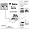 Bobcat 751 Skidsteer Loader Service Manual 5153 5156