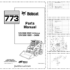 Bobcat 773 Skidsteer Parts Manual 5096