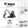 Bobcat E50 Compact Excavator Service Manual