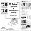 Bobcat T250 HF Operation Maintenance Manual 5256 5257