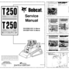 Bobcat T250 Skidsteer Service Manual 5256 5257