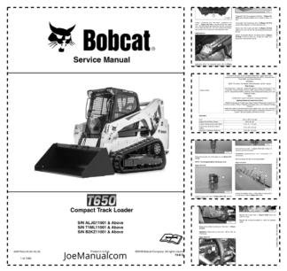 Bobcat T650 Compact Track Loader Service Manual ALJG T1ML B2KZ