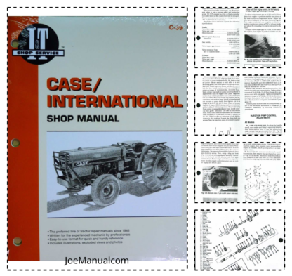 CASE 385 485 585 685 885 Tractors Shop Service Manual