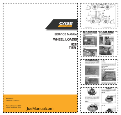 CASE 821E Wheel Loader Tier 3 Service Manual