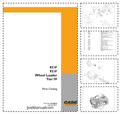 CASE 821F 921F Wheel Loader Tier IV Parts Catalog