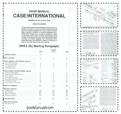 CASE IH 5120 5130 5140 Tractor Shop Manual