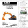 CASE IH CX130-240 Excavator Service Training Manual