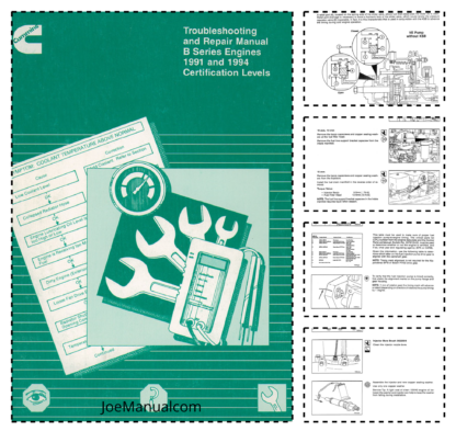 Cummins B Series Engine 11-93 Troubleshooting Repair Manual