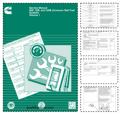 Cummins ISB QSB Common Rail Fuel System Volume 1