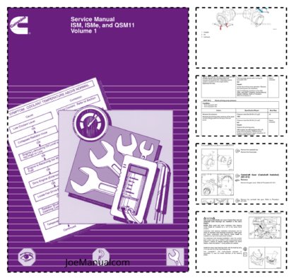 Cummins ISM ISMe QSM11 Engine Service Manual Volume 1 2012