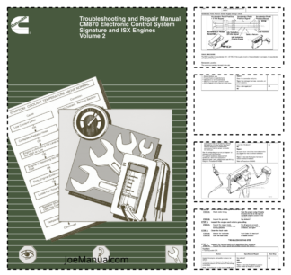 Cummins ISX Engine CM870 Electronic Control System Repair Manual Vol 2