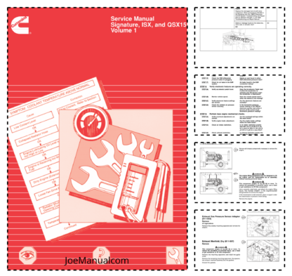 Cummins ISX QSX15 Engine Service Manual Volume 1 2007