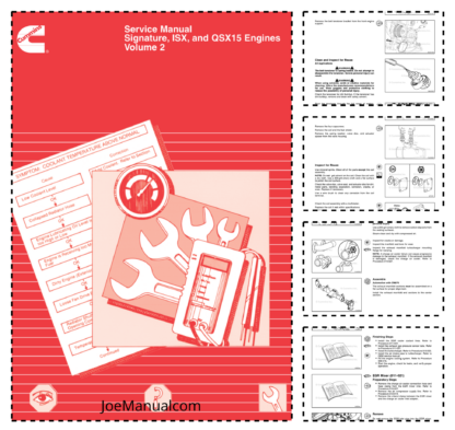 Cummins ISX QSX15 Engine Service Manual Volume 2 2005