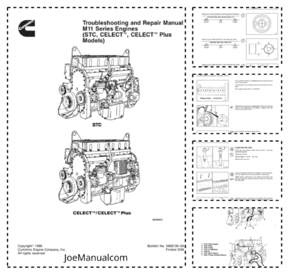 Cummins M11 Series Engine Troubleshooting Repair Manual